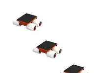 Роликовая платформа подкатная TOR 3000R-04W г/п 3 т