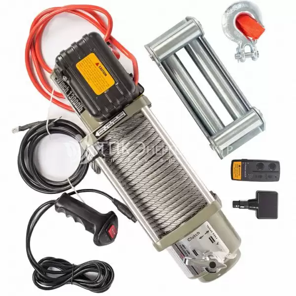 Лебедка автомобильная TOR ЛА SEC13000 г/п 5897 кг 28 м 12V