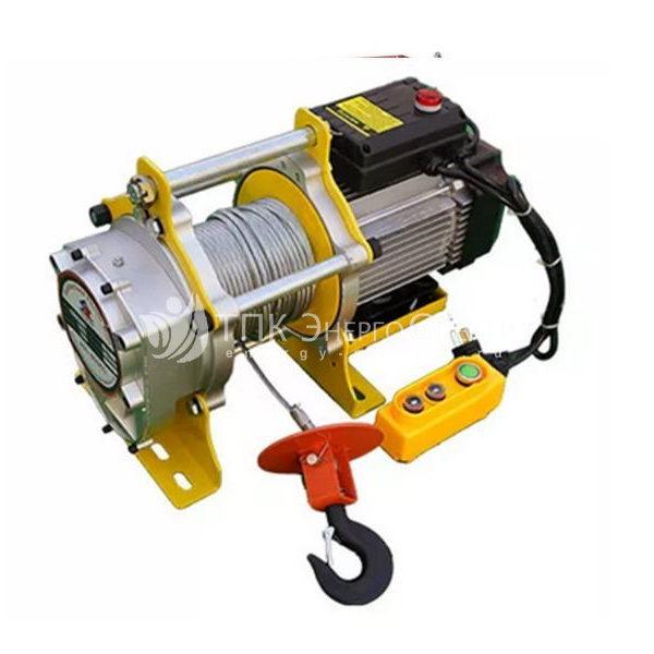 Лебедка TOR CD-500-A (KCD-500 kg, 380В) с канатом 40 м (алюминиевый корпус)